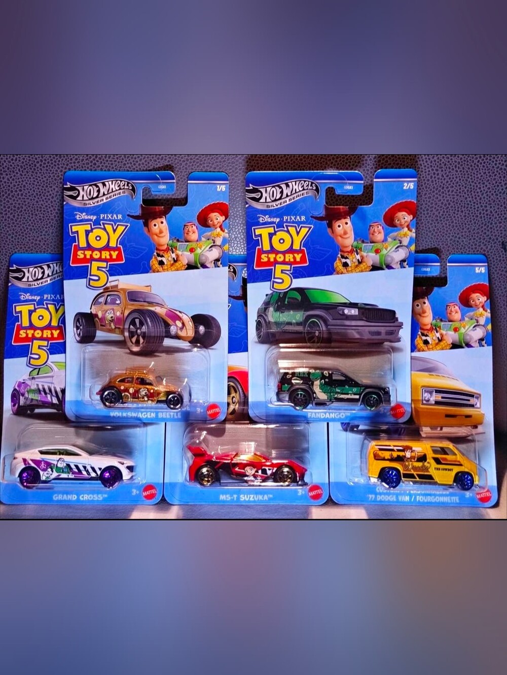 Hot Wheels 2026 Silver Series Toy Story 5 Set